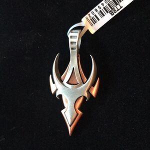 BICO AUSTRALIA NWT Maschio Silver/Copper Bull Pendant